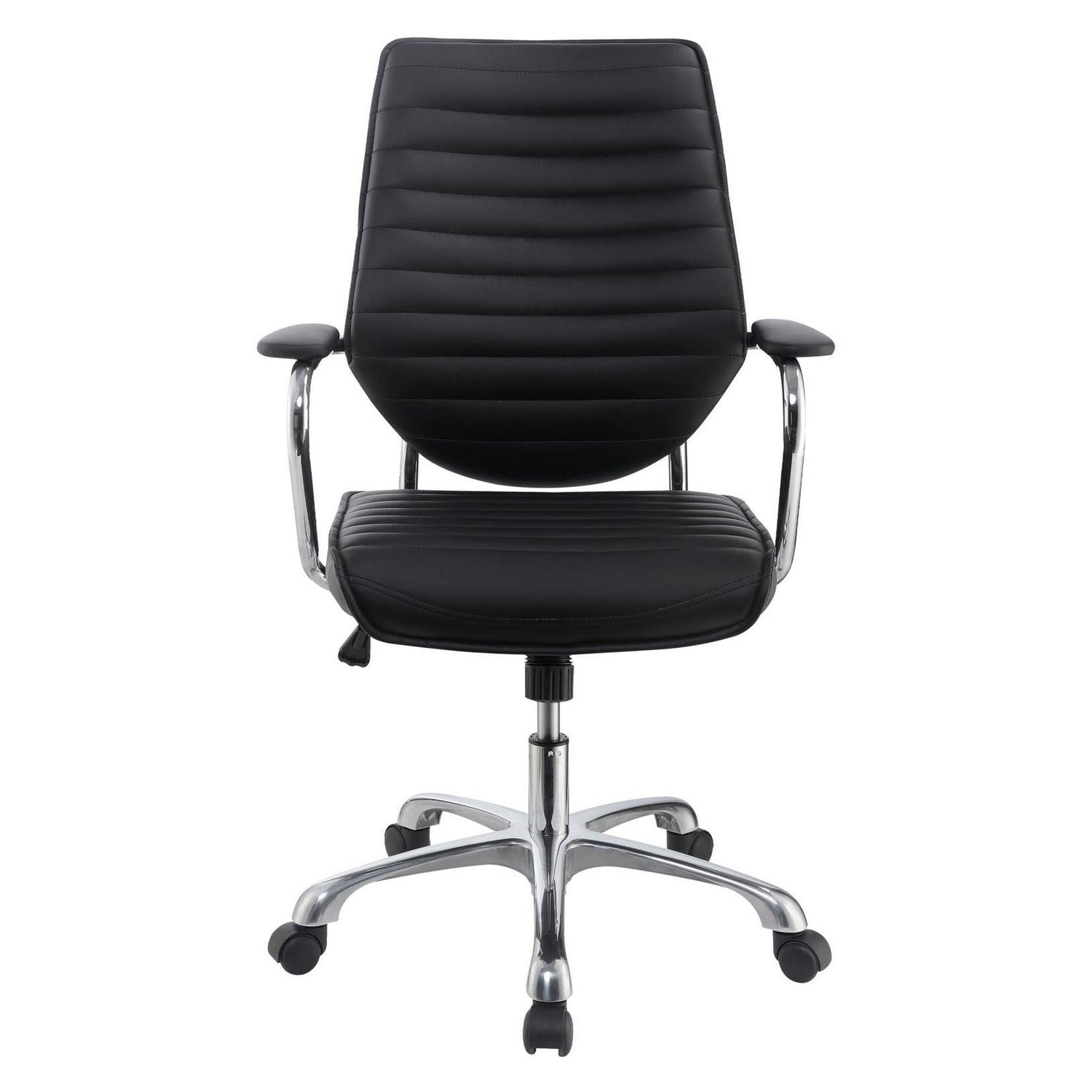 Chase High Back Office Chair Black and Chrome 802269