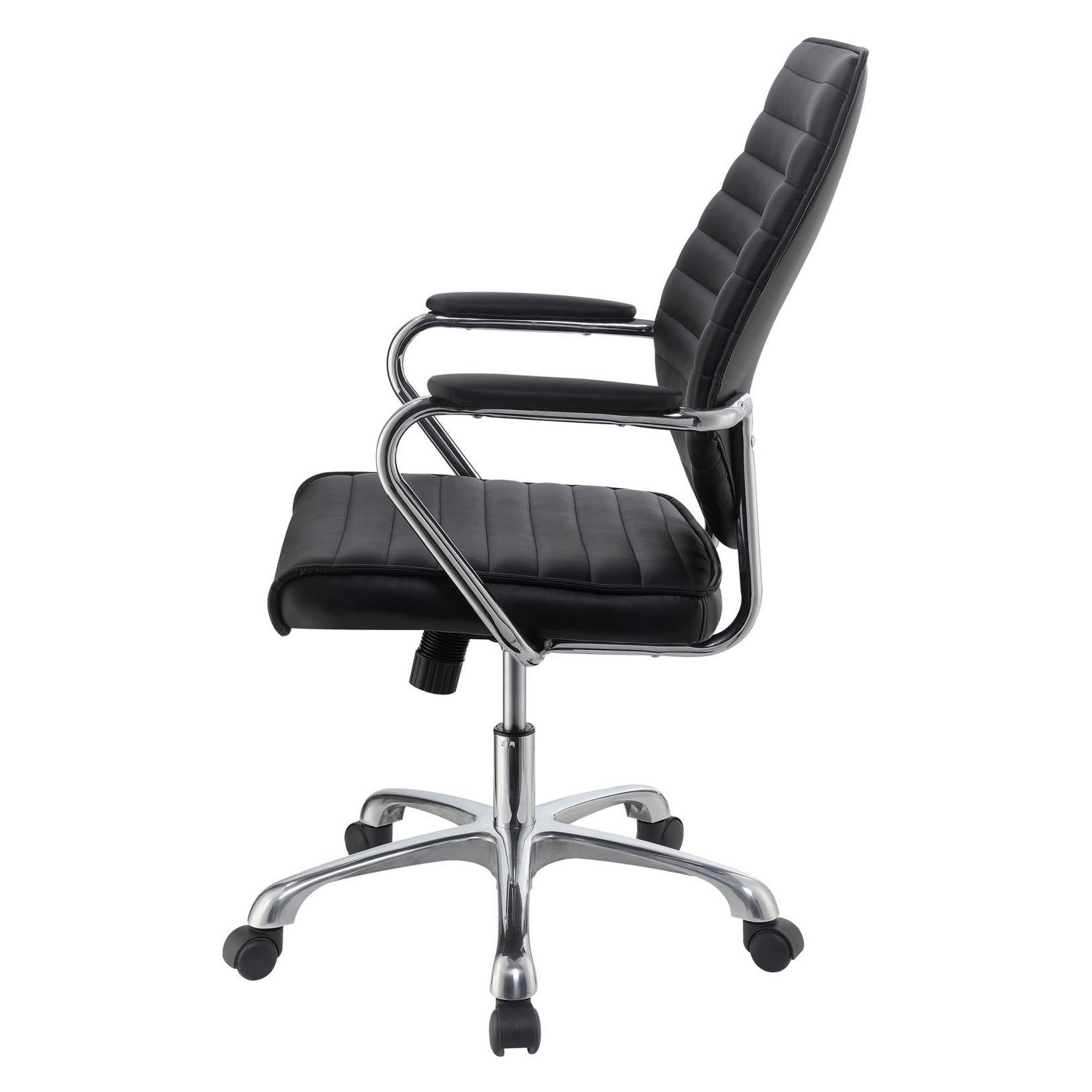 Chase High Back Office Chair Black and Chrome 802269