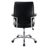 Chase High Back Office Chair Black and Chrome 802269