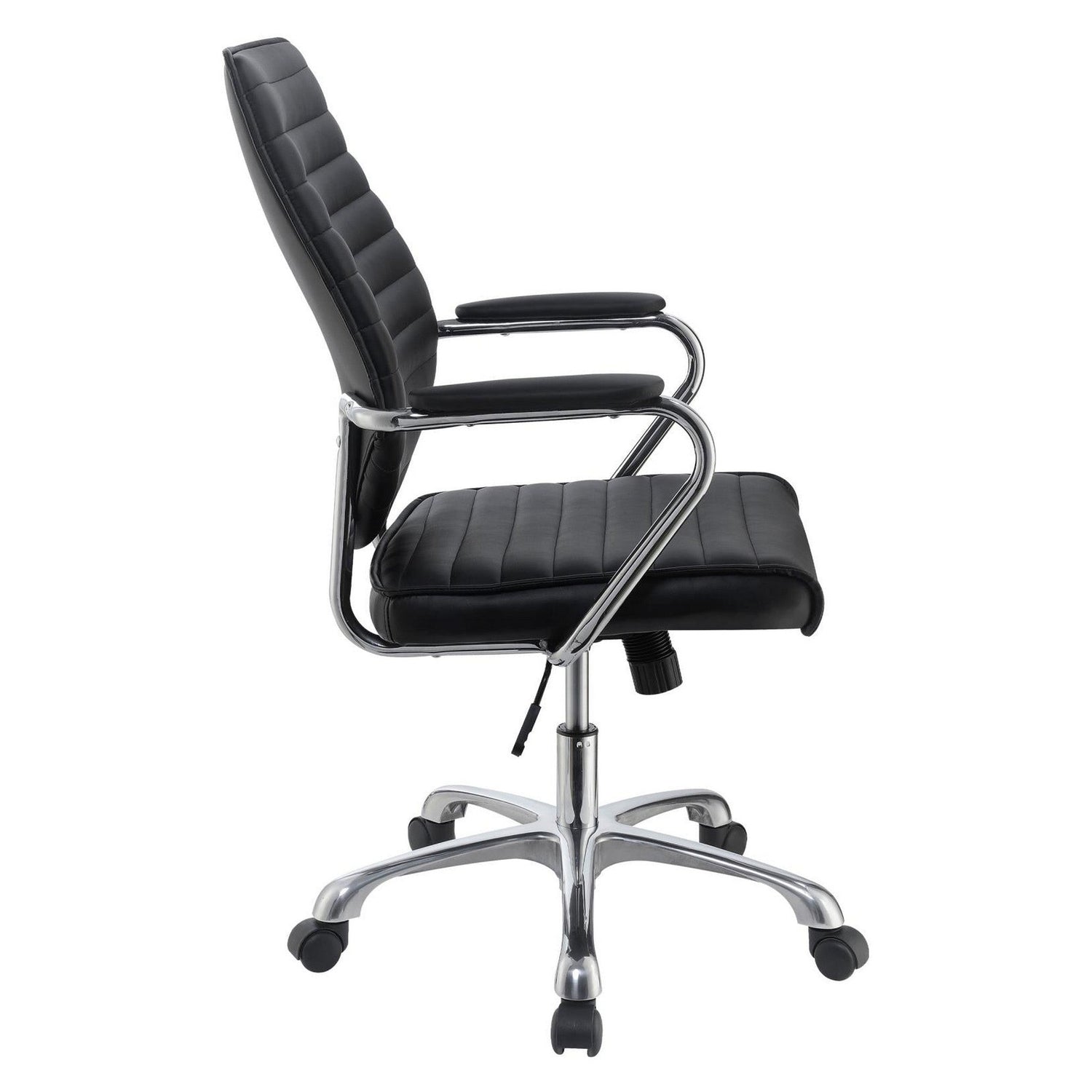 Chase High Back Office Chair Black and Chrome 802269