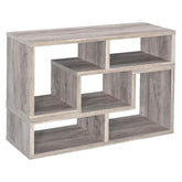 Velma Convertable Bookcase and TV Console Grey Driftwood 802330