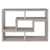 Velma Convertable Bookcase and TV Console Grey Driftwood 802330