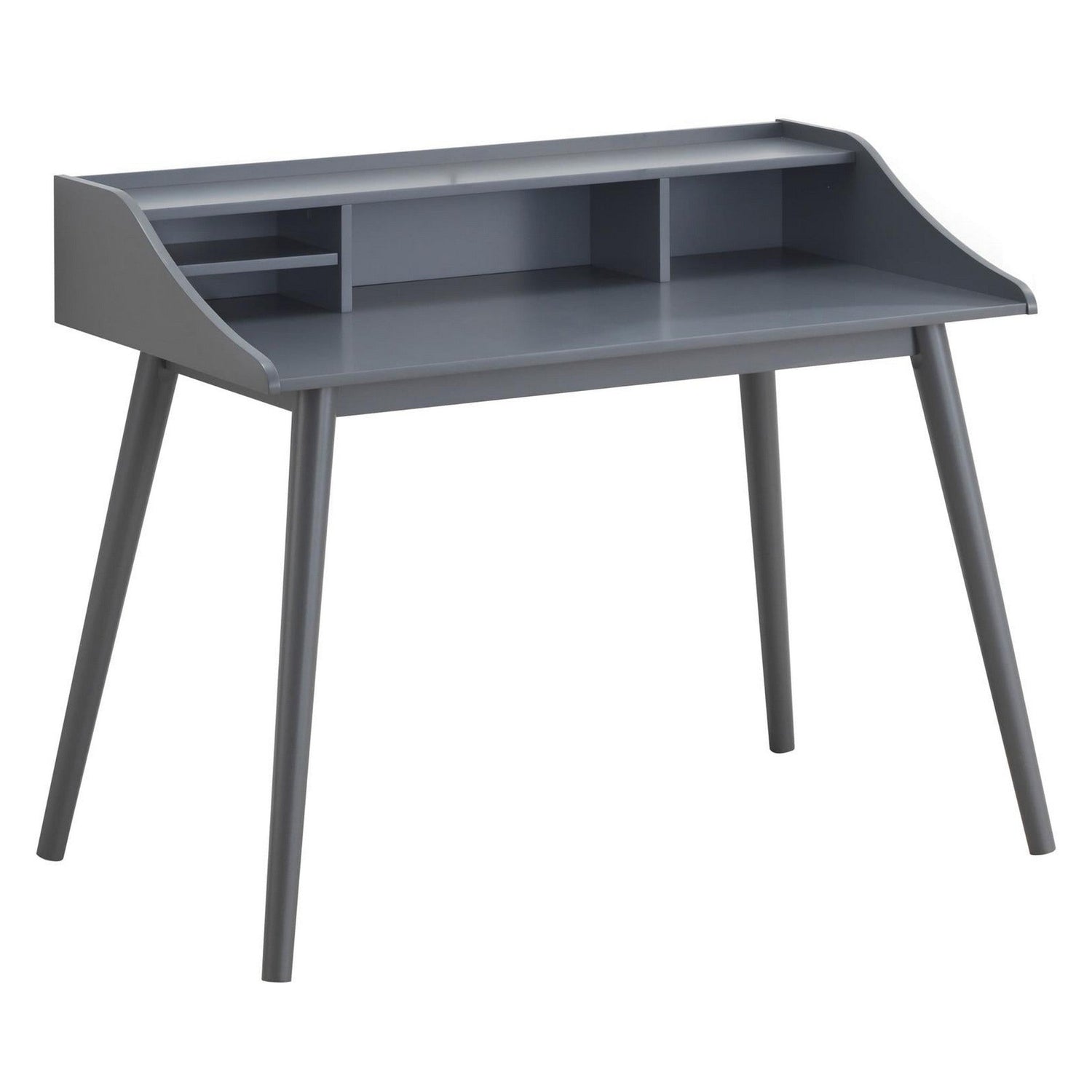 Percy 4-compartment Writing Desk Grey 804497