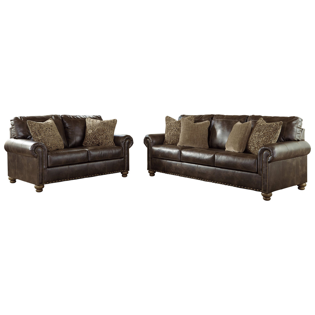 Nicorvo Sofa and Loveseat Ash-80505U1