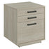 Loomis 3-drawer Square File Cabinet Whitewashed Grey 805882