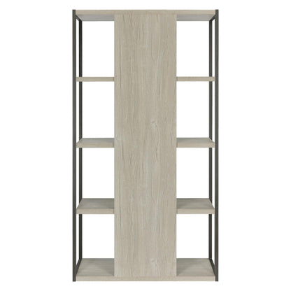 Loomis 4-shelf Bookcase Whitewashed Grey 805883