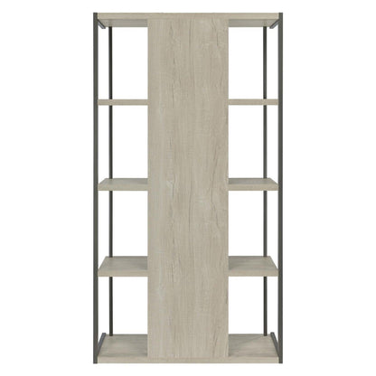 Loomis 4-shelf Bookcase Whitewashed Grey 805884