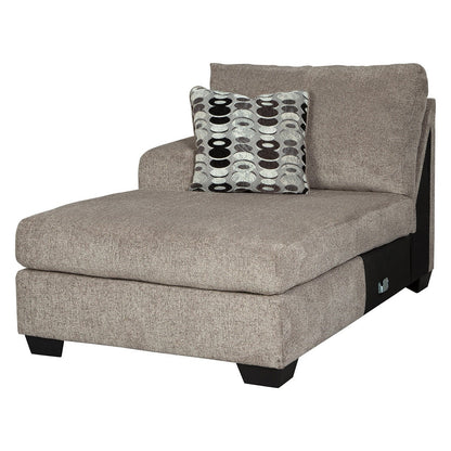 Ballinasloe 3-Piece Sectional with Ottoman Ash-80702U1