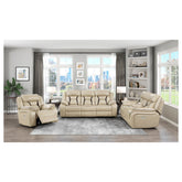 2pc Set: Sofa, Love 8229NBE*2PW