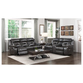 Power Double Reclining Sofa 8229NDG-3PW