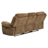 Huddle-Up Reclining Sofa with Drop Down Table Ash-8230489