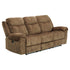 Huddle-Up Reclining Sofa with Drop Down Table Ash-8230489