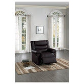 POWER RECLINING CHAIR, DARK BROWN P/U 8237PU-1PW