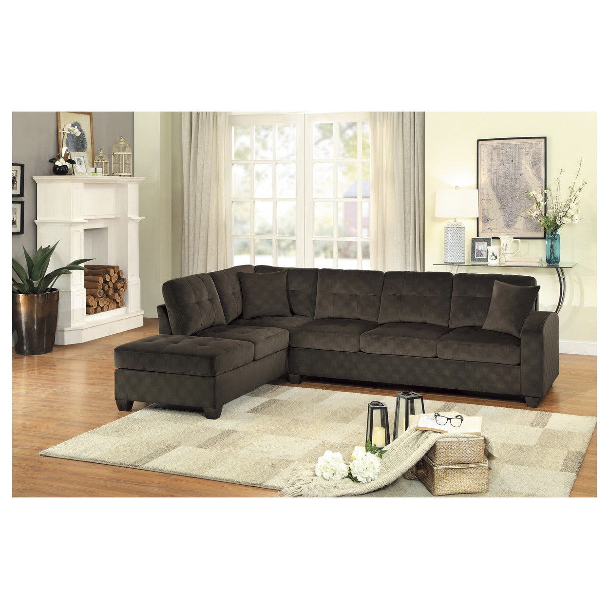 2PC SET: SECTIONAL 8367CH*