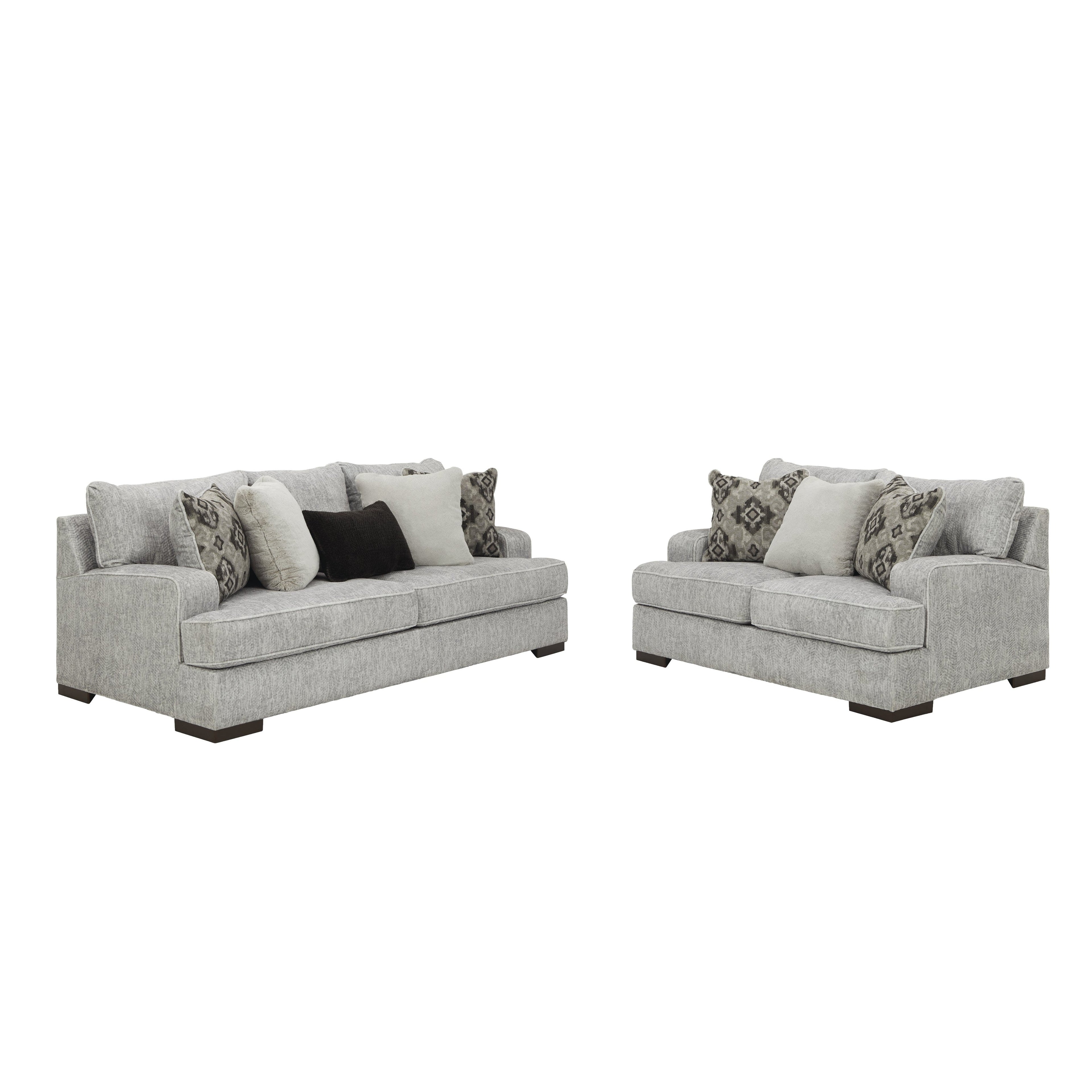 Mercado Sofa and Loveseat Ash-84604U1