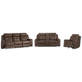 Jesolo Reclining Sofa and Loveseat with Recliner Ash-86704U1