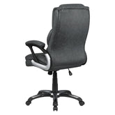 Nerris Adjustable Height Office Chair with Padded Arm Grey and Black 881183