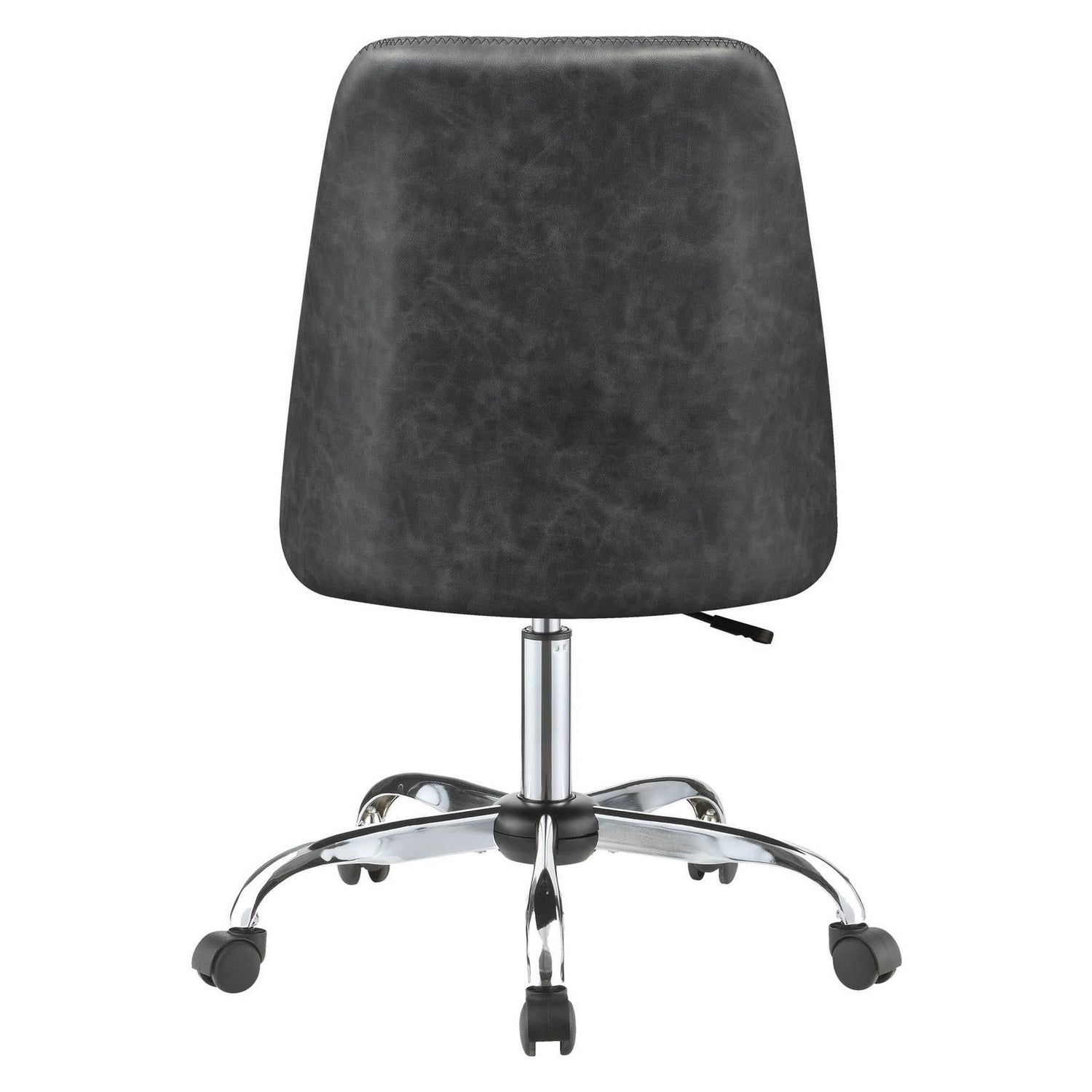 Althea Upholstered Tufted Back Office Chair Grey and Chrome 881196