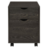 Noorvik 2-drawer Mobile File Cabinet Dark Oak 881572