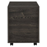 Noorvik 2-drawer Mobile File Cabinet Dark Oak 881572