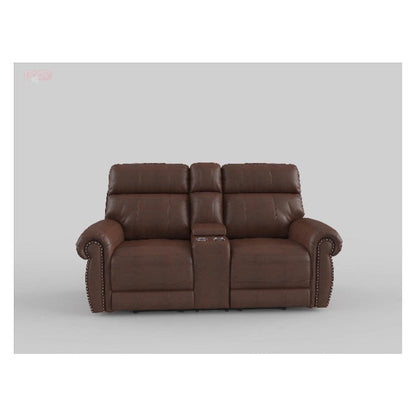 2pc Set: Sofa, Love 9488BR*2PW