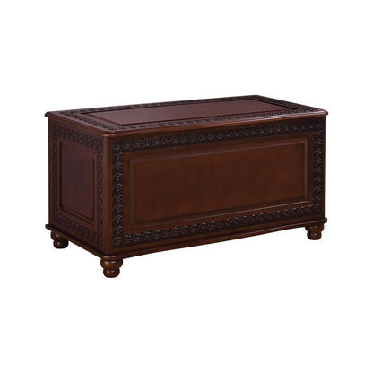 Finlay Flip Open Storage Cedar Chest Deep Tobacco 900012