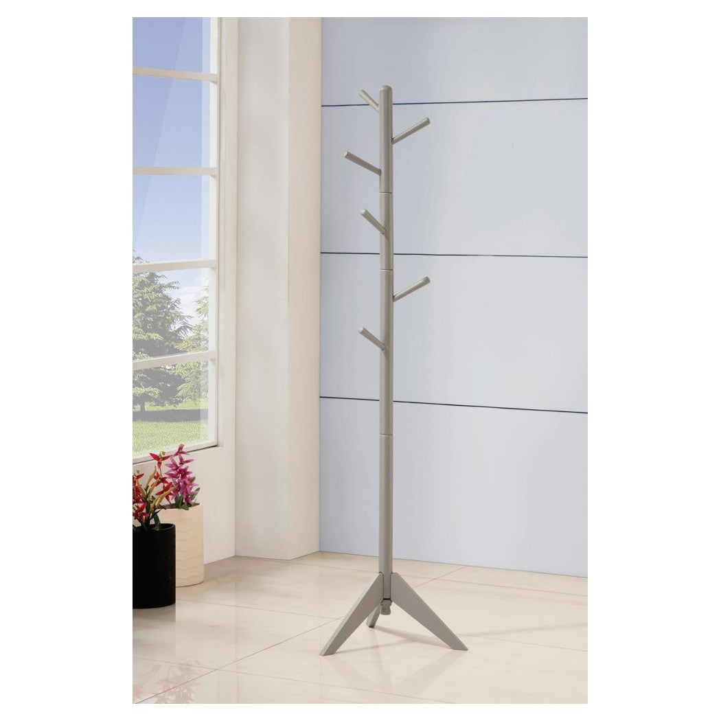 Devlin Coat Rack with 6 Hooks Grey 900632