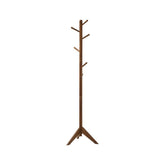 Devlin Coat Rack with 6 Hooks Walnut 900633