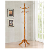 Achelle Coat Rack with 11 Hooks Golden Brown 900759