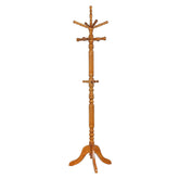 Achelle Coat Rack with 11 Hooks Golden Brown 900759