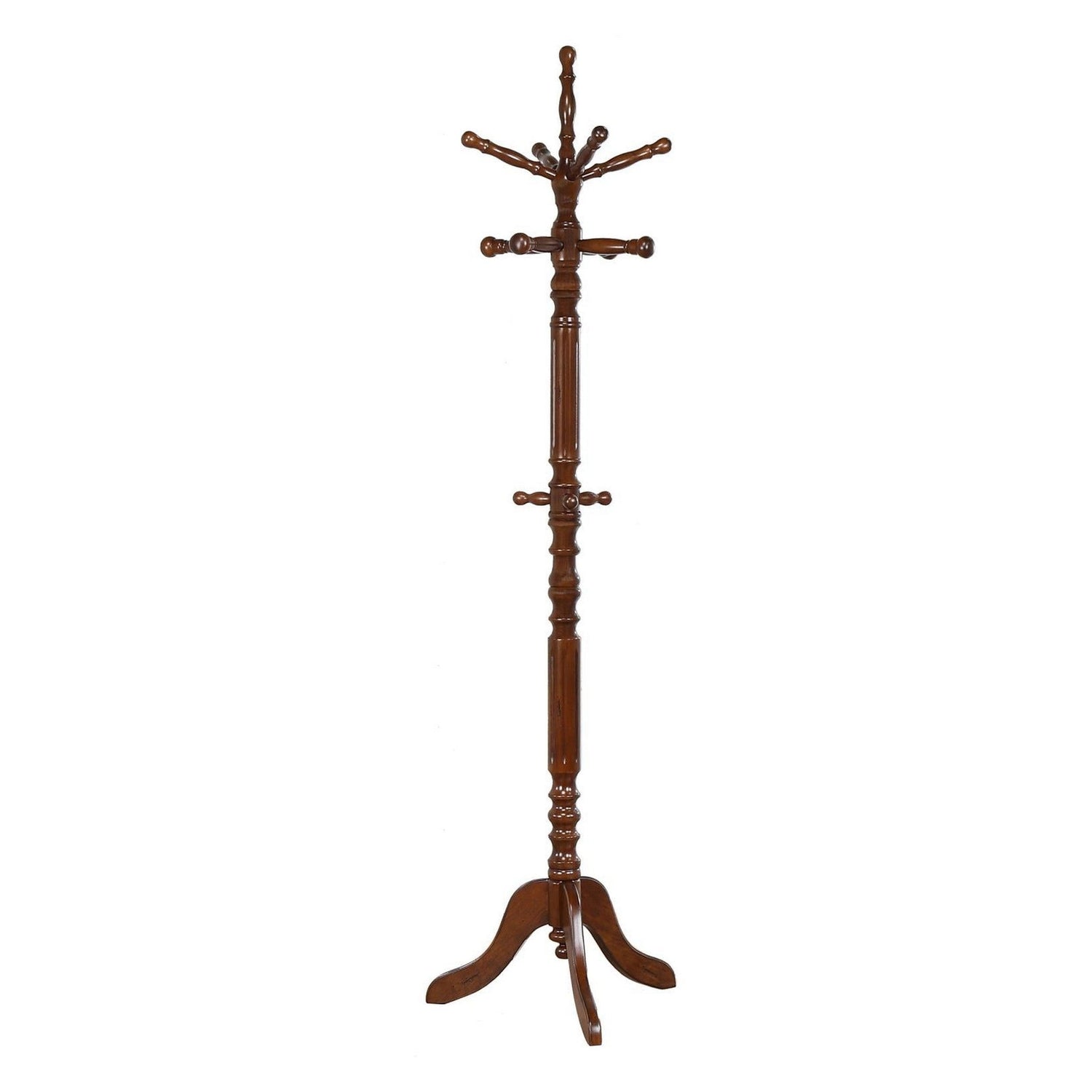 Achelle Coat Rack with 11 Hooks Tobacco 900769