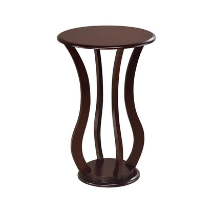 Elton Round Top Accent Table Cherry 900934