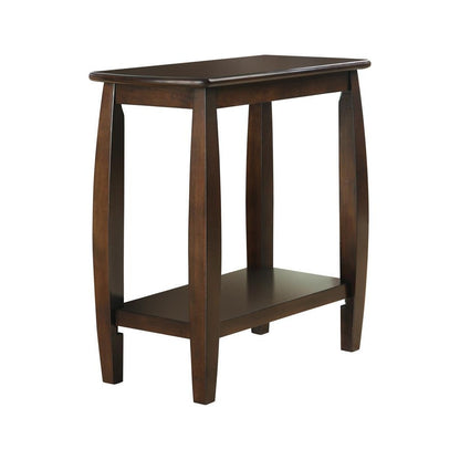 Raphael 1-shelf Chairside Table Cappuccino 900994