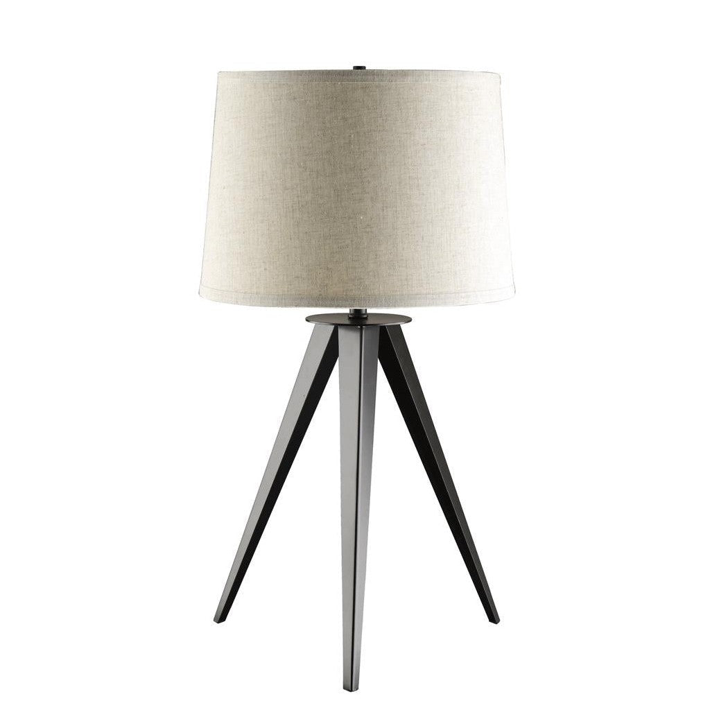 Sabat Tripod Base Table Lamp Black and Light Grey 901644