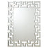 Forman Interlocking Greek Frameless Wall Mirror Silver 901786