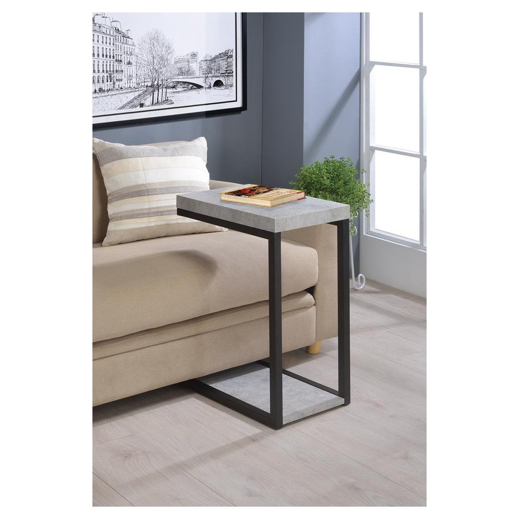 Beck Accent Table Cement and Black 902933