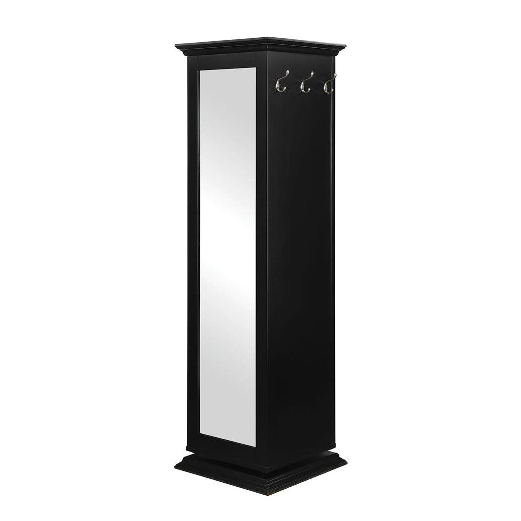 Robinsons Swivel Accent Cabinet with Cork Board Black 910083