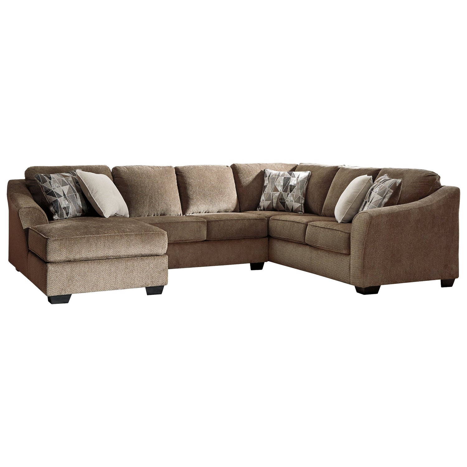 Graftin 3-Piece Sectional with Chaise Ash-91102S1