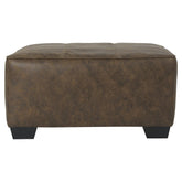 Abalone Oversized Accent Ottoman Ash-9130208