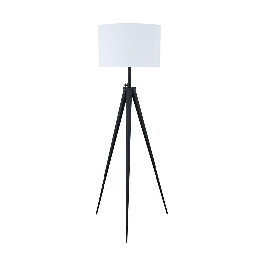 Harrington Tripod Legs Floor Lamp White and Black 920074