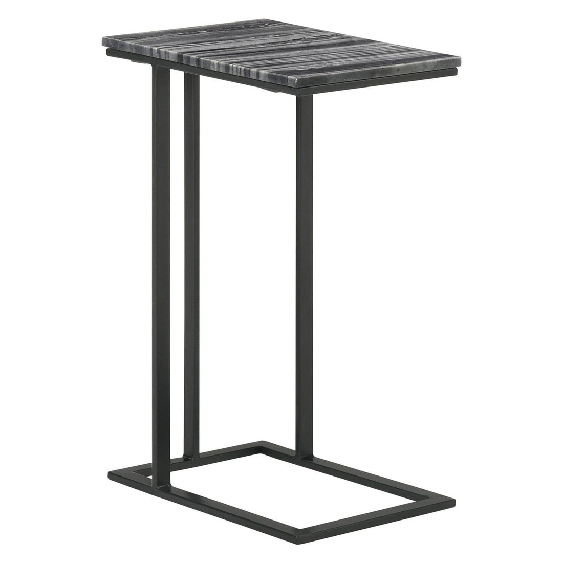 Vicente Accent Table with Marble Top Grey 936034