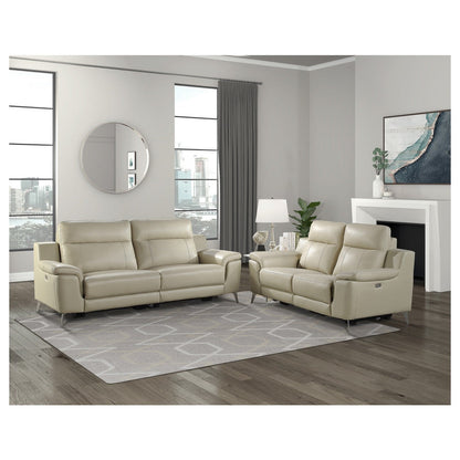 (2)Power Reclining Sofa 9360BEG-3PW*