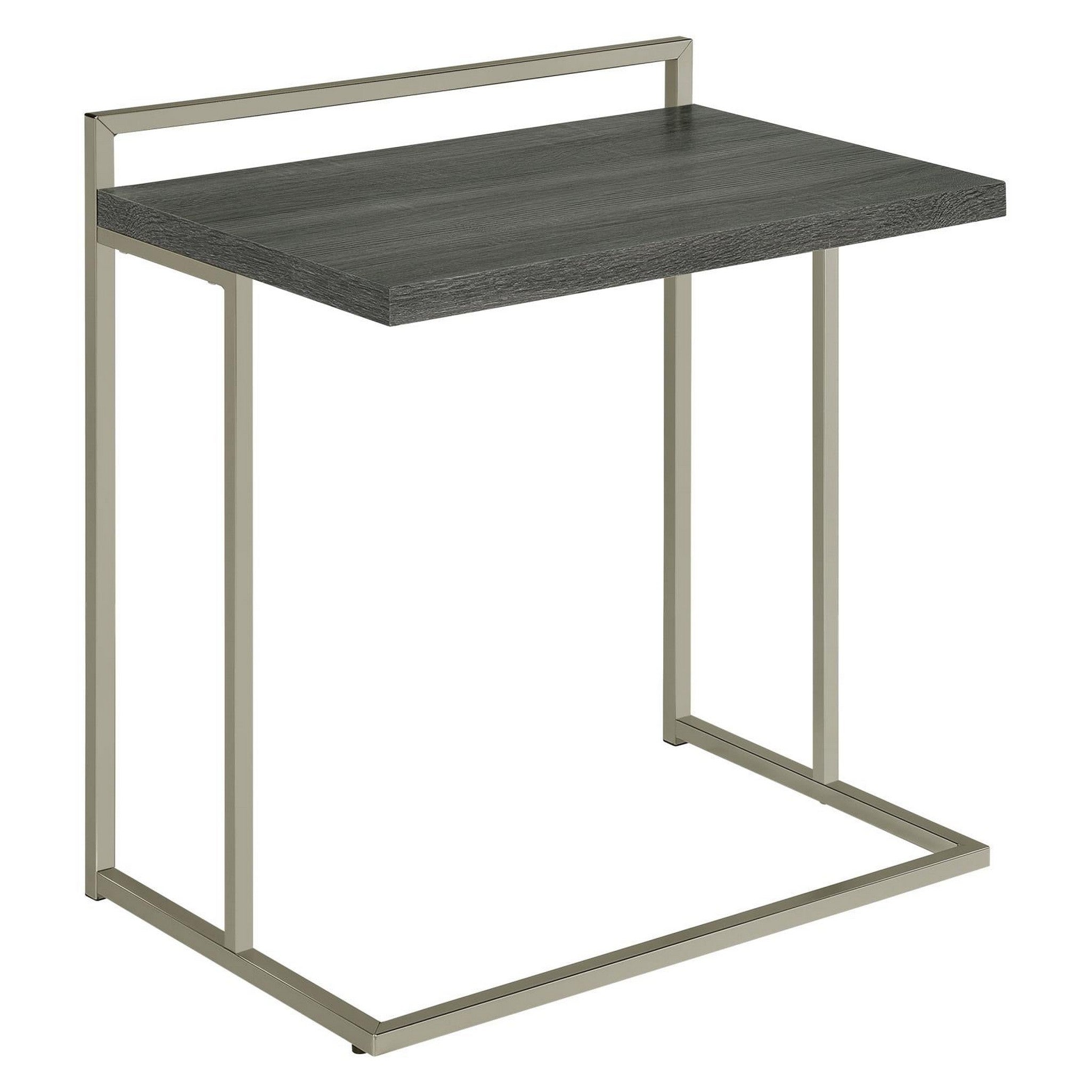 Dani Rectangular Snack Table with Metal Base 936120