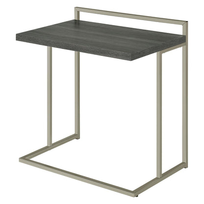 Dani Rectangular Snack Table with Metal Base 936120