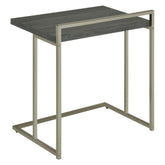 Dani Rectangular Snack Table with Metal Base 936120