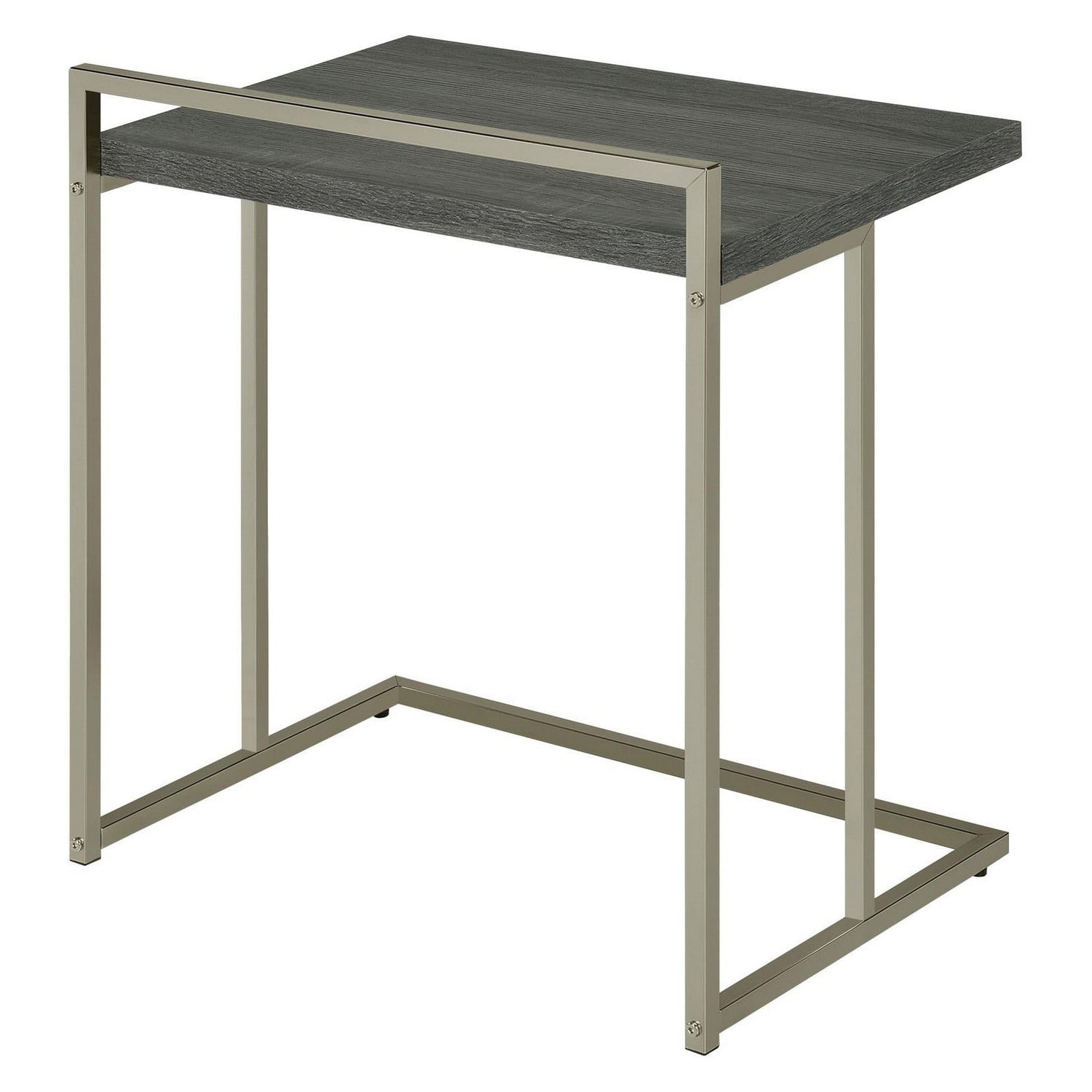 Dani Rectangular Snack Table with Metal Base 936120