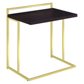 Dani Rectangular Snack Table with Metal Base 936121