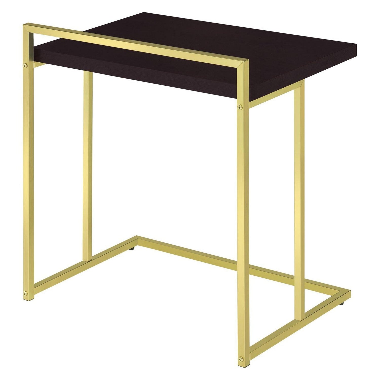 Dani Rectangular Snack Table with Metal Base 936121