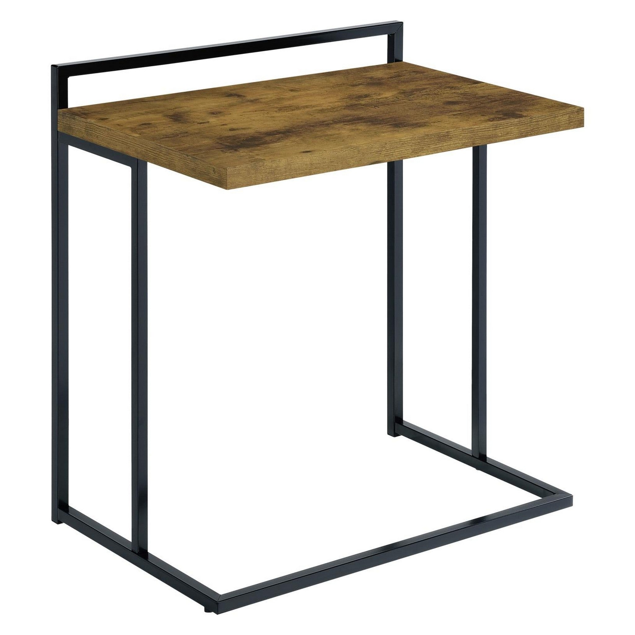 Dani Rectangular Snack Table with Metal Base 936122