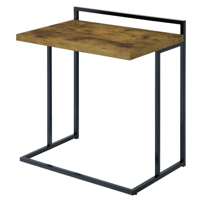 Dani Rectangular Snack Table with Metal Base 936122